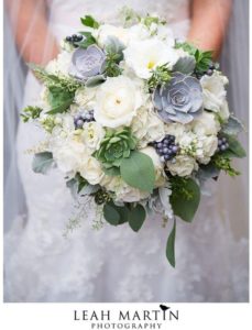 Bridal Bouquet with Succulent