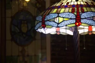 Stained,Glass,Lamp